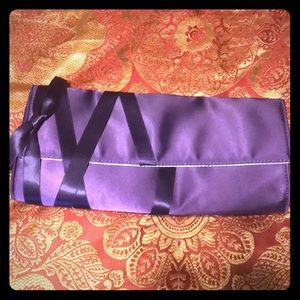 Silk Helena Rubinstein Clutch (Color: Grape)
